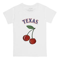Texas Rangers Tiny Turnip  Youth Cherries T-Shirt White