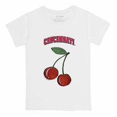 Cincinnati Reds Tiny Turnip  Youth Cherries T-Shirt White