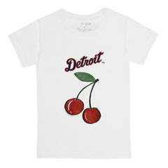 Detroit Tigers Tiny Turnip  Youth Cherries T-Shirt White