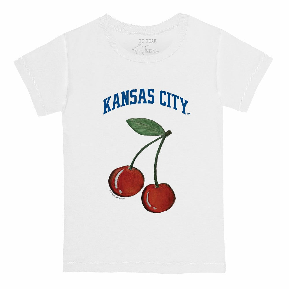 Kansas City Royals Tiny Turnip  Youth Cherries T-Shirt White