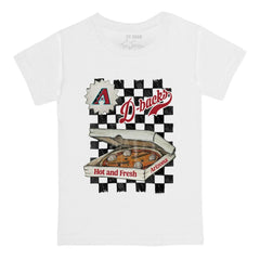 Arizona Diamondbacks Tiny Turnip Youth Pizza T-Shirt White