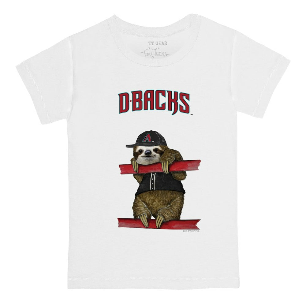 Arizona Diamondbacks Tiny Turnip Youth Sloth T-Shirt White