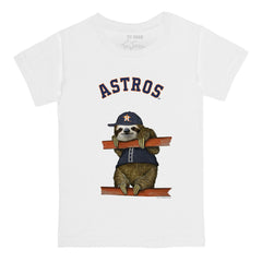 Houston Astros Tiny Turnip Youth Sloth T-Shirt White
