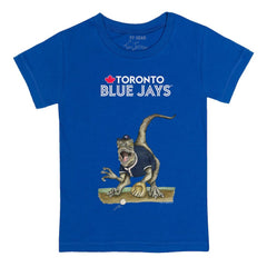 Toronto Blue Jays Tiny Turnip Youth Velociraptor T-Shirt Royal