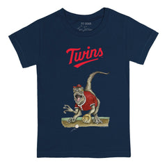 Minnesota Twins Tiny Turnip Youth Velociraptor T-Shirt Navy