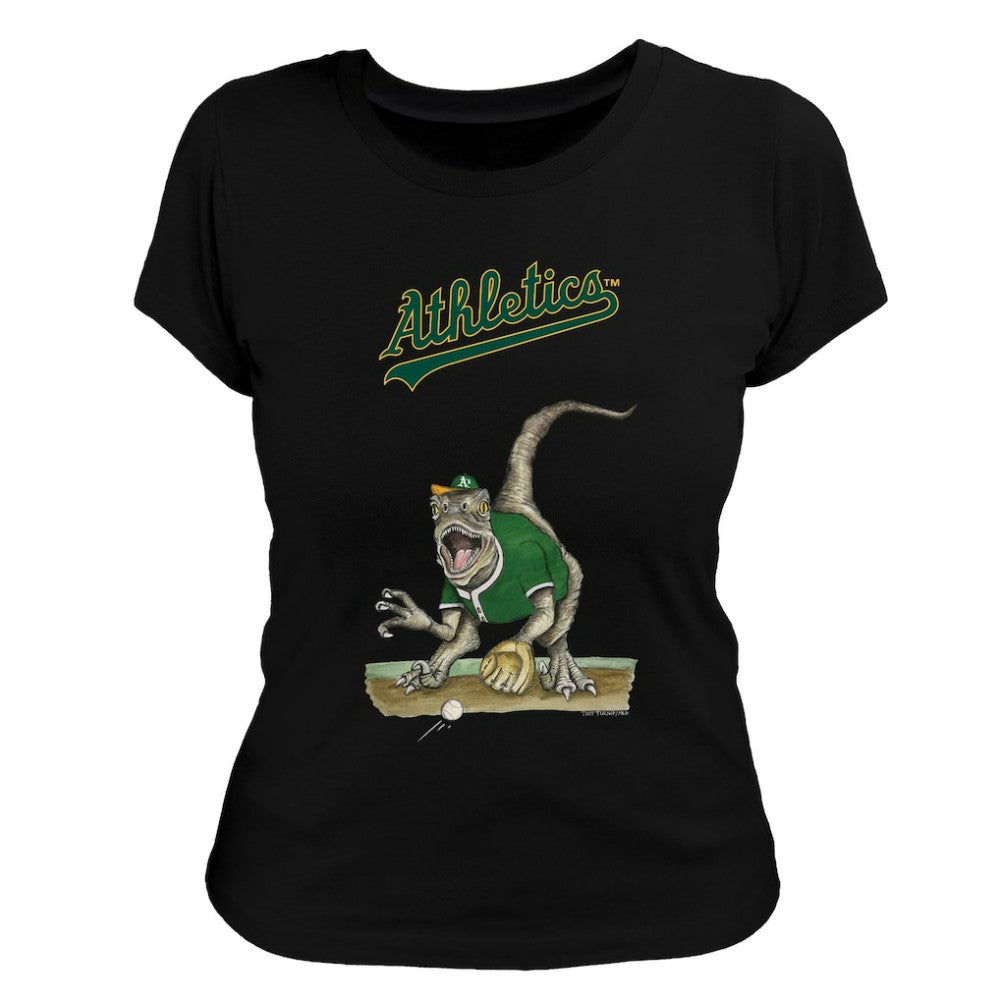 Athletics Tiny Turnip Women's Velociraptor T-Shirt Black