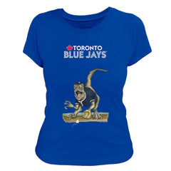 Toronto Blue Jays Tiny Turnip Women's Velociraptor T-Shirt Royal