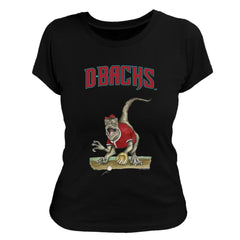Arizona Diamondbacks Tiny Turnip Women's Velociraptor T-Shirt Black