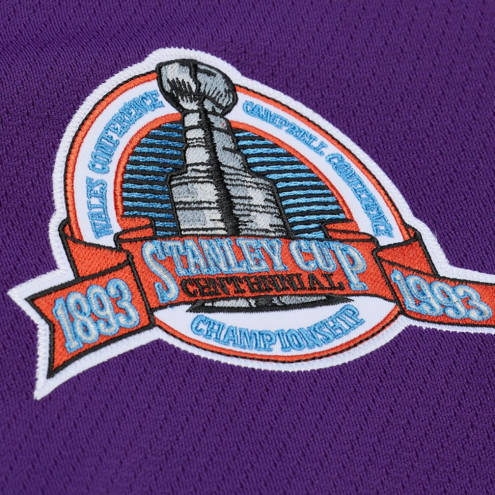 Los Angeles Kings Mitchell & Ness x Just Don Jersey Hoodie - Purple Jerseys