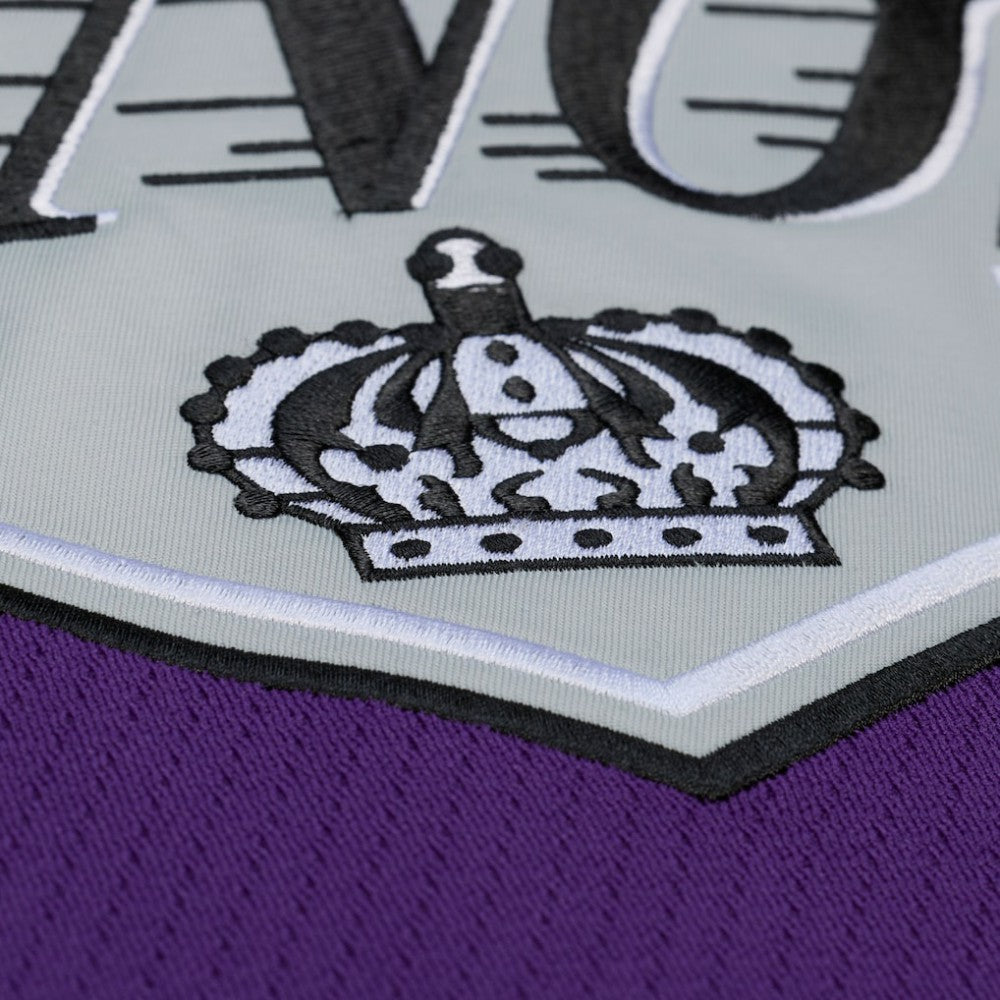 Los Angeles Kings Mitchell & Ness x Just Don Jersey Hoodie - Purple Jerseys