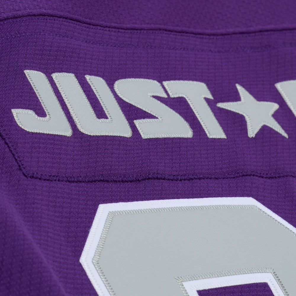 Los Angeles Kings Mitchell & Ness x Just Don Jersey Hoodie - Purple Jerseys