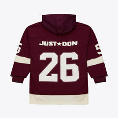 Detroit Red Wings Mitchell & Ness x Just Don Jersey Hoodie - Crimson Jerseys