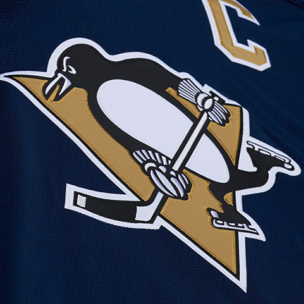 Pittsburgh Penguins Mitchell & Ness x Just Don Jersey Hoodie - Navy Jerseys