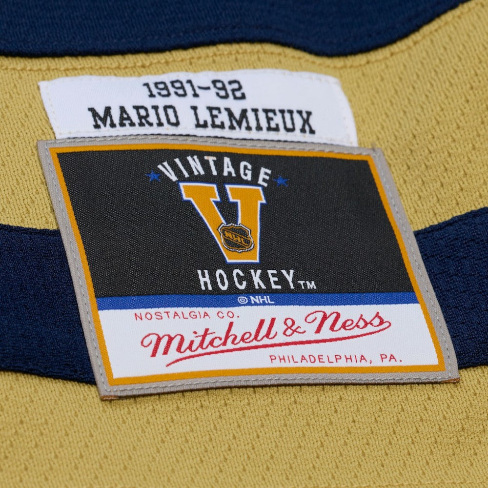 Pittsburgh Penguins Mitchell & Ness x Just Don Jersey Hoodie - Navy Jerseys