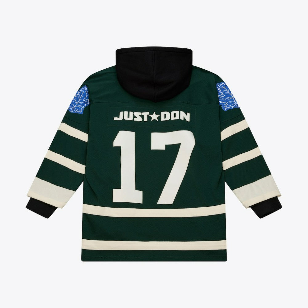 Toronto Maple Leafs Mitchell & Ness x Just Don Jersey Hoodie - Green Jerseys