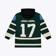 Toronto Maple Leafs Mitchell & Ness x Just Don Jersey Hoodie - Green Jerseys