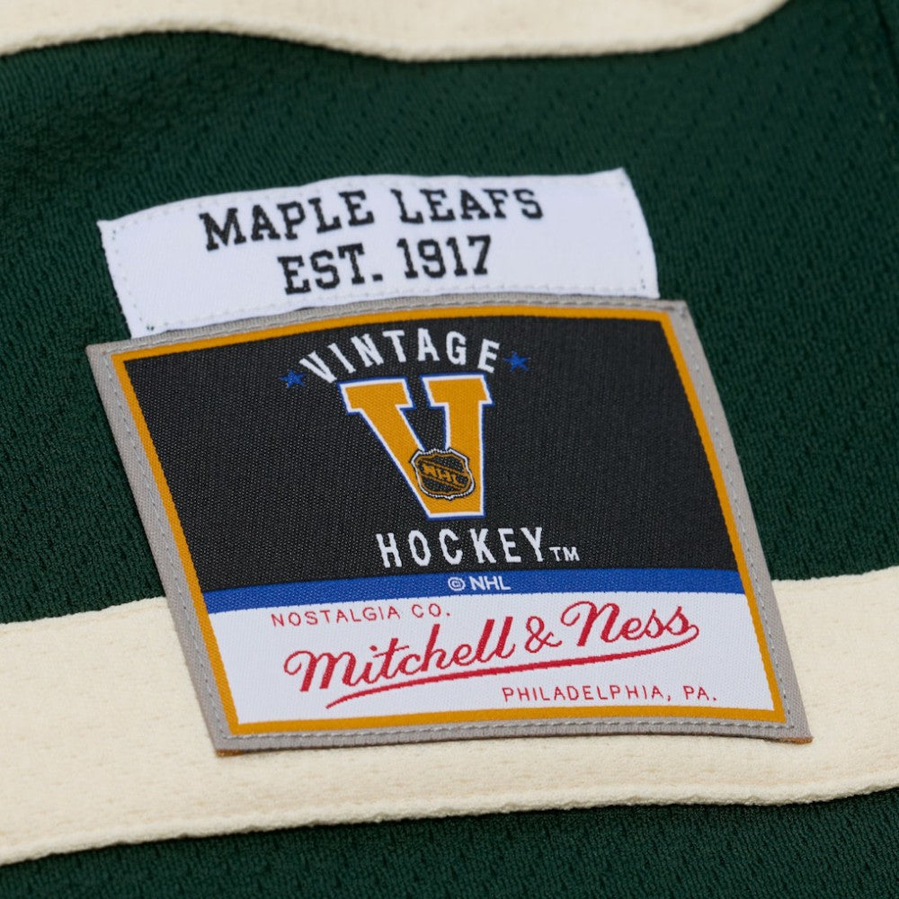 Toronto Maple Leafs Mitchell & Ness x Just Don Jersey Hoodie - Green Jerseys