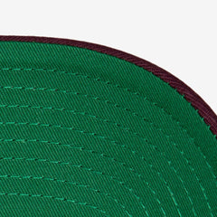 Florida Panthers Mitchell & Ness x Just Don Wave Script Pro Strapback Hat - Maroon Hats