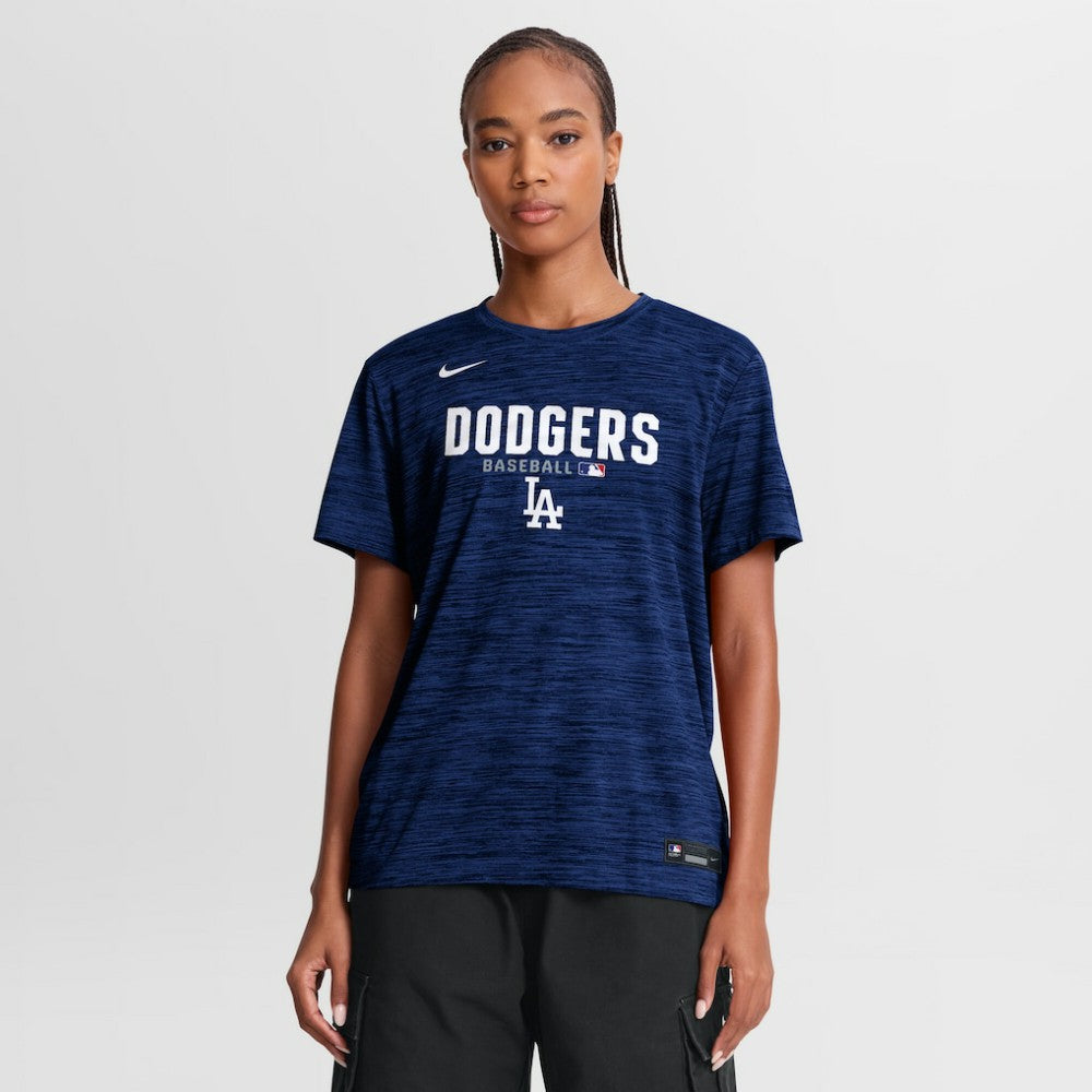 Los Angeles Dodgers Women's Authentic Collection Velocity Dri-FIT T-Shirt Royal