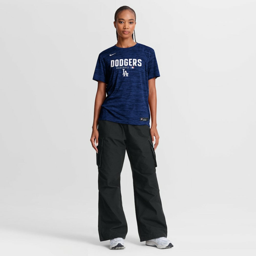 Los Angeles Dodgers Women's Authentic Collection Velocity Dri-FIT T-Shirt Royal