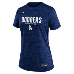 Los Angeles Dodgers Women's Authentic Collection Velocity Dri-FIT T-Shirt Royal