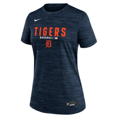 Detroit Tigers Women's Authentic Collection Velocity Dri-FIT T-Shirt Navy