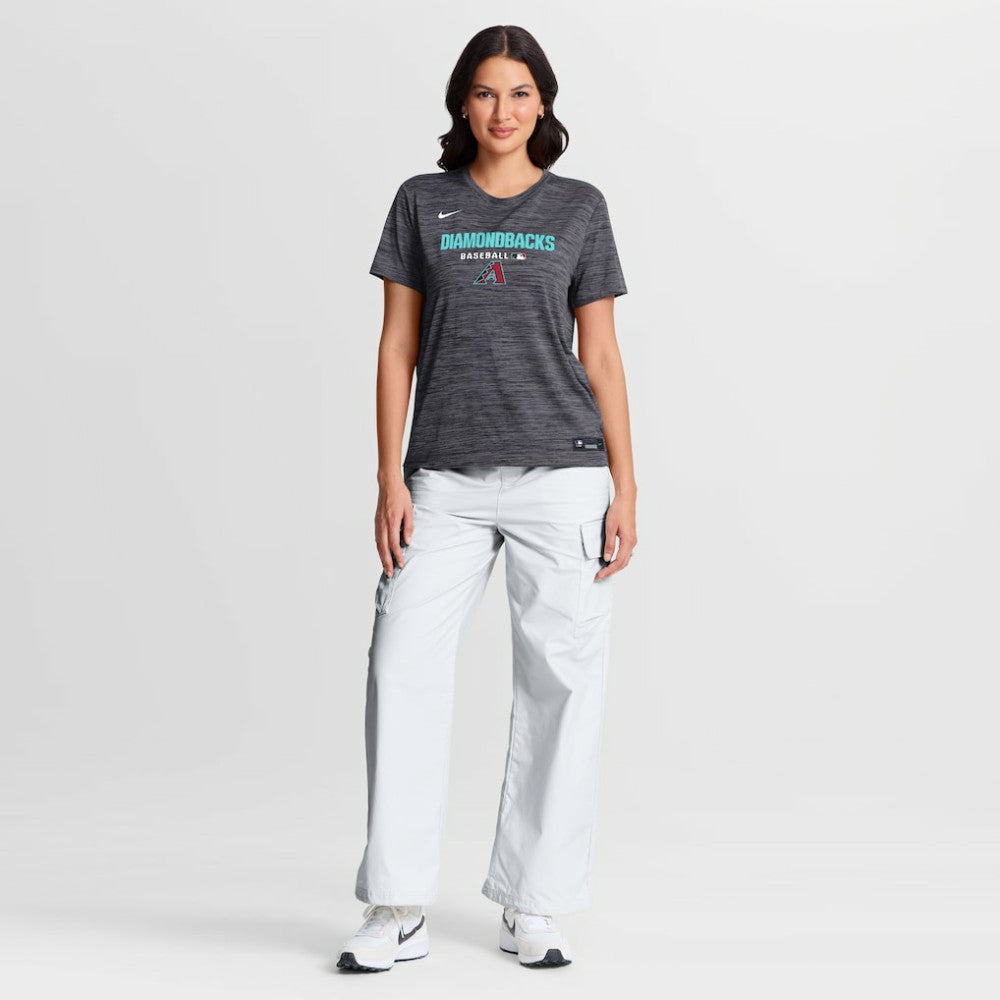 Arizona Diamondbacks Women's Authentic Collection Velocity Dri-FIT T-Shirt Black