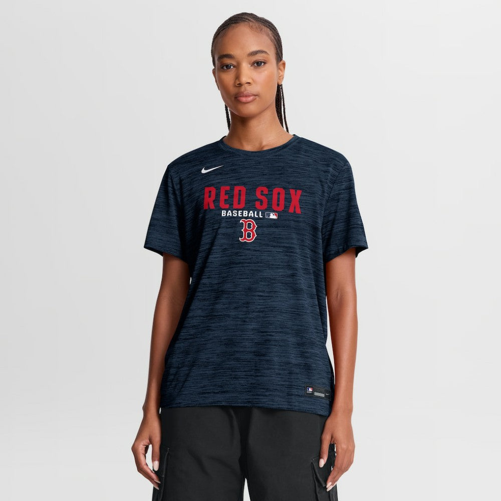 Boston Red Sox Women's Authentic Collection Velocity Dri-FIT T-Shirt Navy