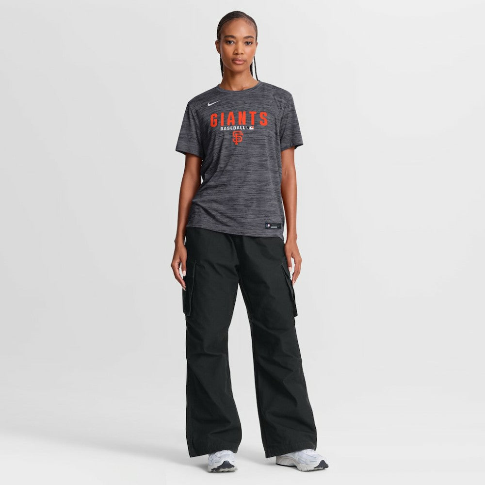 San Francisco Giants Women's Authentic Collection Velocity Dri-FIT T-Shirt Black