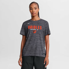 Baltimore Orioles Women's Authentic Collection Velocity Dri-FIT T-Shirt Black
