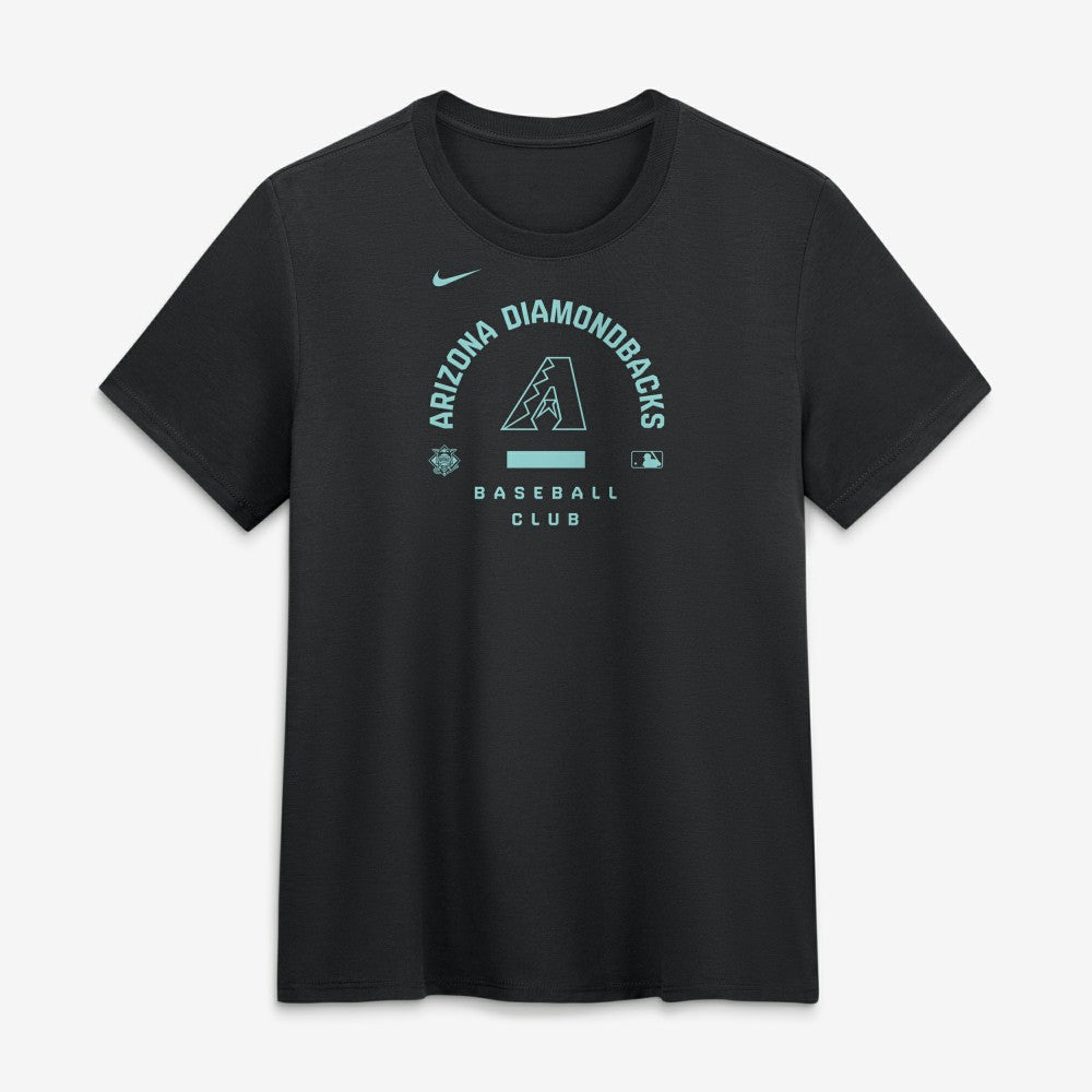 Arizona Diamondbacks Women's Authentic Collection Early Work Tri-Blend Dri-FIT T-Shirt Black