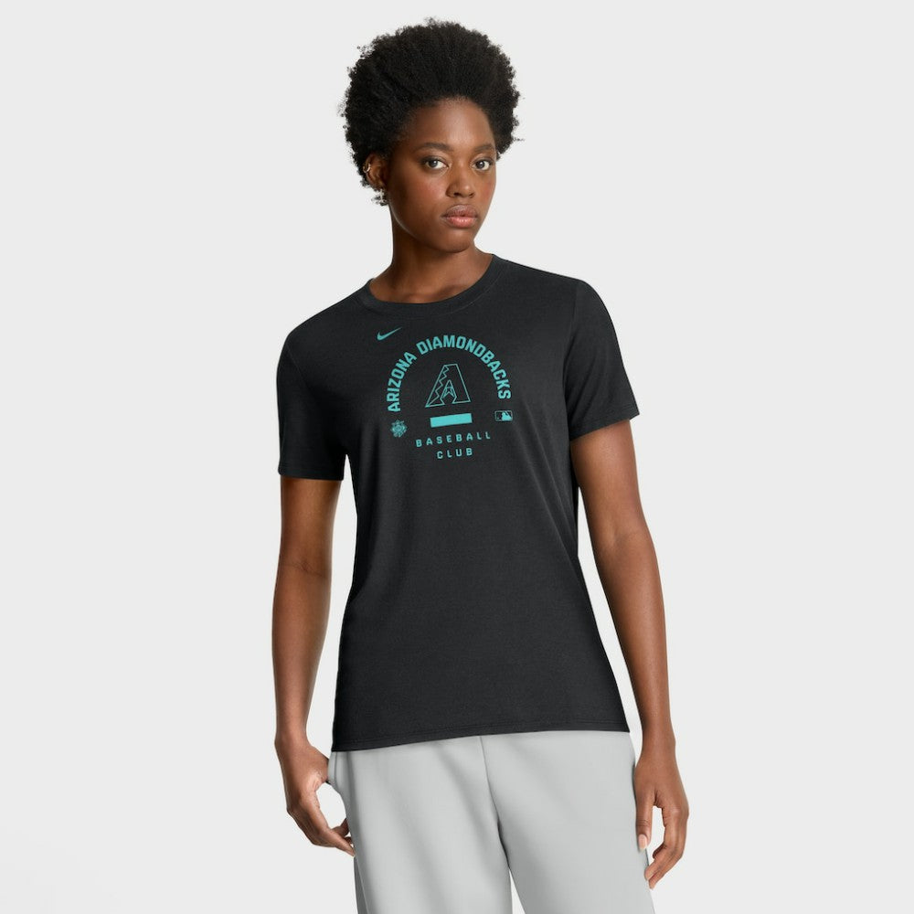 Arizona Diamondbacks Women's Authentic Collection Early Work Tri-Blend Dri-FIT T-Shirt Black