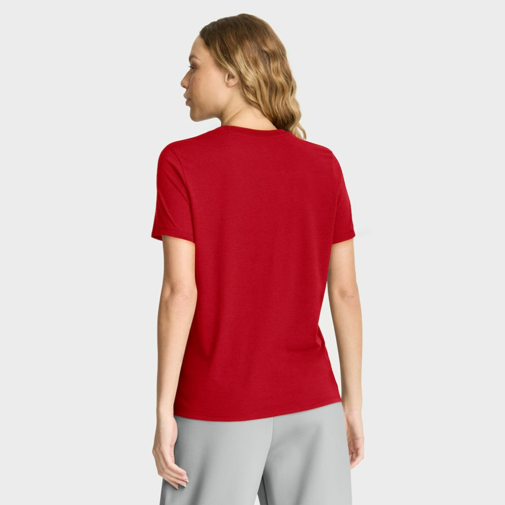 Washington Nationals Women's Authentic Collection Early Work Tri-Blend Dri-FIT T-Shirt Red