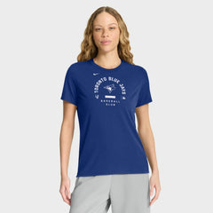 Toronto Blue Jays Women's Authentic Collection Early Work Tri-Blend Dri-FIT T-Shirt Royal