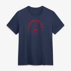 Boston Red Sox Women's Authentic Collection Early Work Tri-Blend Dri-FIT T-Shirt Navy