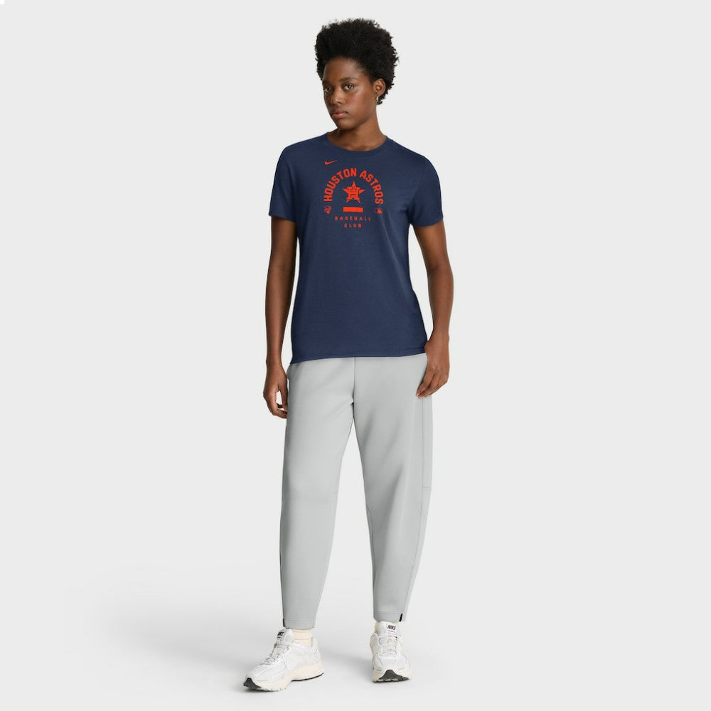 Houston Astros Women's Authentic Collection Early Work Tri-Blend Dri-FIT T-Shirt Navy