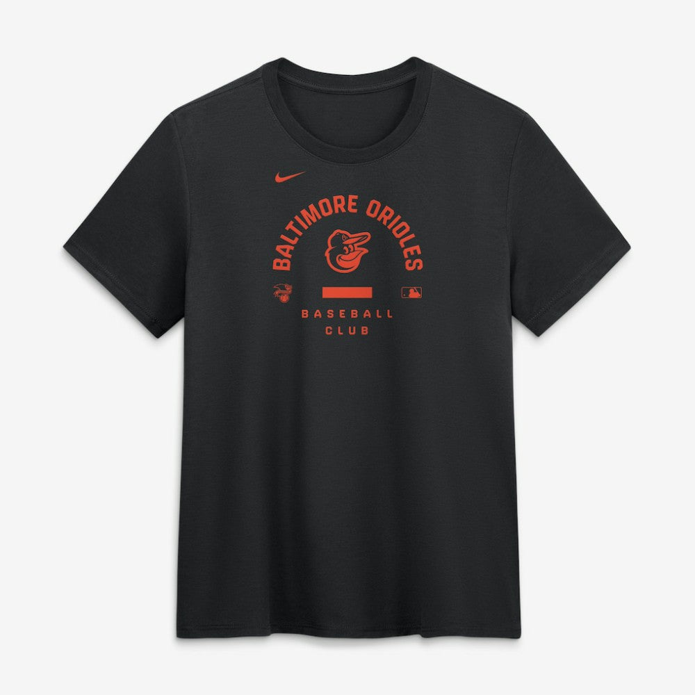 Baltimore Orioles Women's Authentic Collection Early Work Tri-Blend Dri-FIT T-Shirt Black
