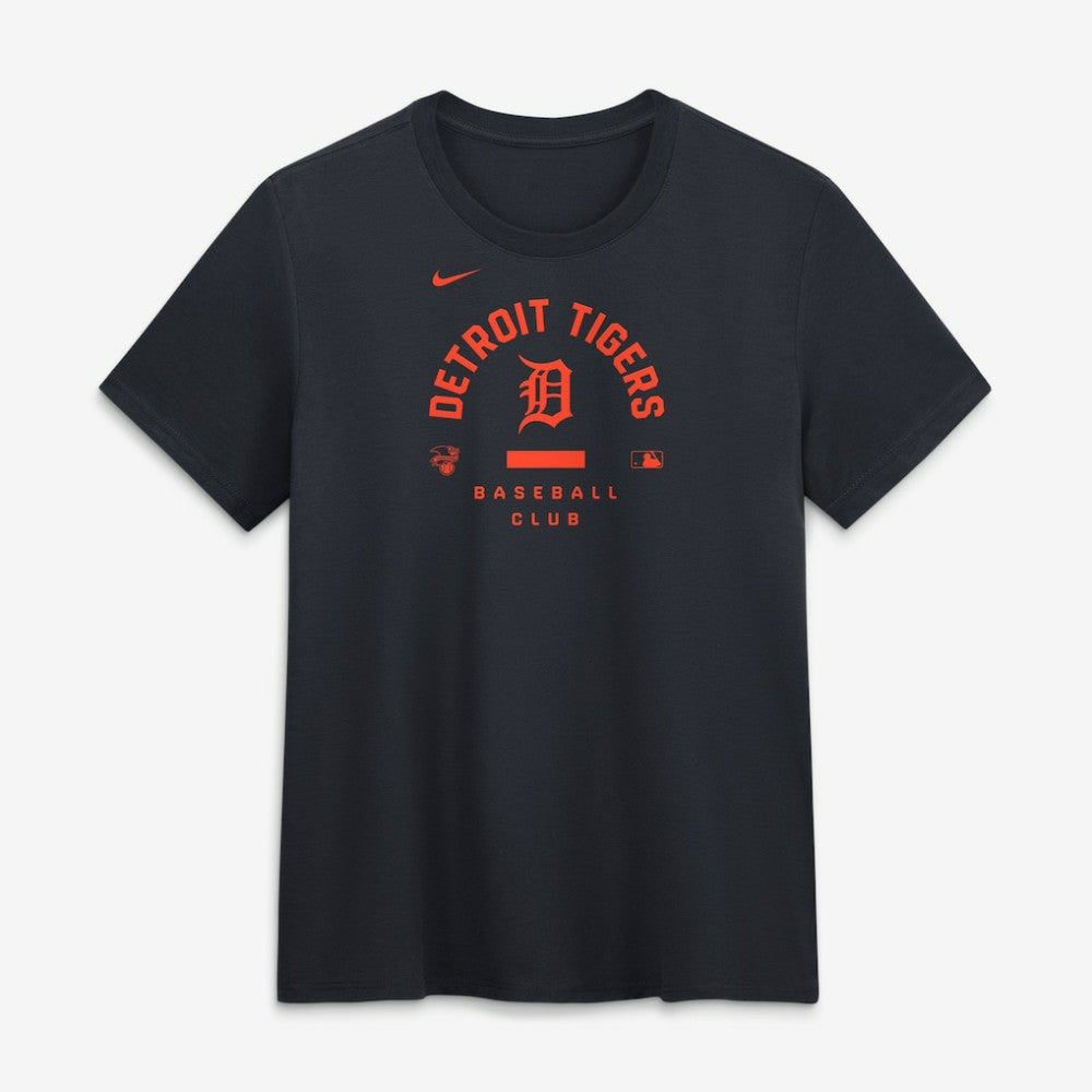 Detroit Tigers Women's Authentic Collection Early Work Tri-Blend Dri-FIT T-Shirt Navy