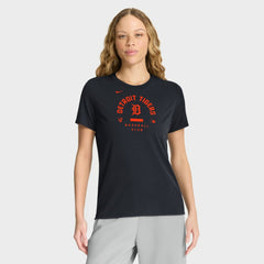 Detroit Tigers Women's Authentic Collection Early Work Tri-Blend Dri-FIT T-Shirt Navy