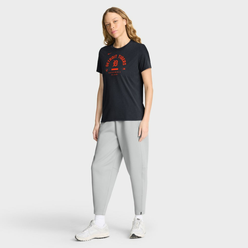 Detroit Tigers Women's Authentic Collection Early Work Tri-Blend Dri-FIT T-Shirt Navy
