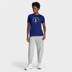 Los Angeles Dodgers Women's Authentic Collection Early Work Tri-Blend Dri-FIT T-Shirt Royal