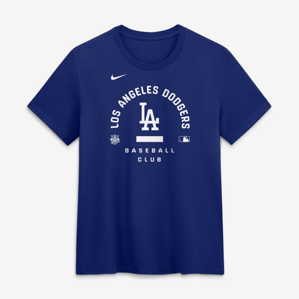 Los Angeles Dodgers Women's Authentic Collection Early Work Tri-Blend Dri-FIT T-Shirt Royal