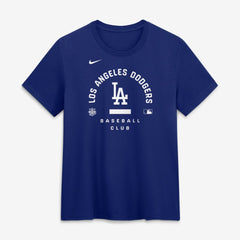 Los Angeles Dodgers Women's Authentic Collection Early Work Tri-Blend Dri-FIT T-Shirt Royal