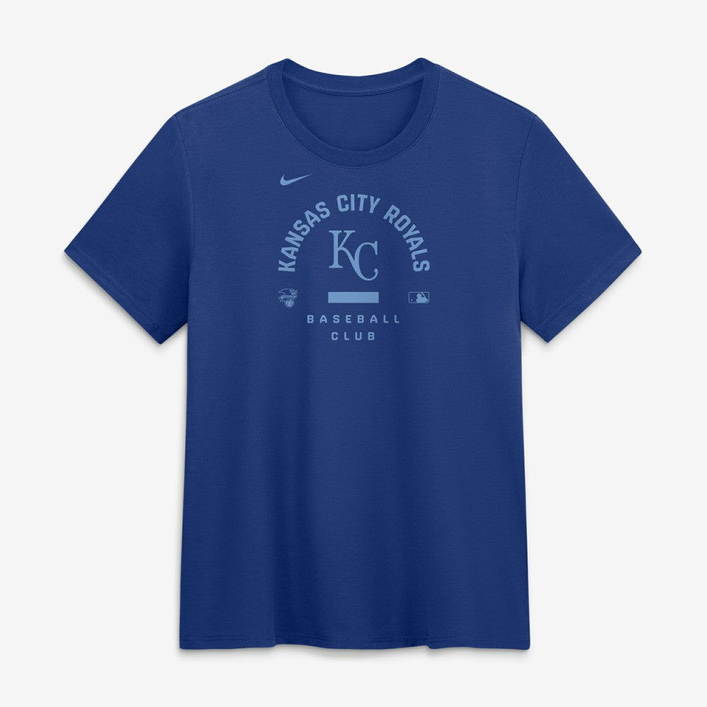 Kansas City Royals Women's Authentic Collection Early Work Tri-Blend Dri-FIT T-Shirt Royal