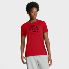 Cincinnati Reds Women's Authentic Collection Early Work Tri-Blend Dri-FIT T-Shirt Red