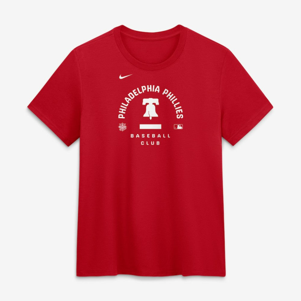 Philadelphia Phillies Women's Authentic Collection Early Work Tri-Blend Dri-FIT T-Shirt Red