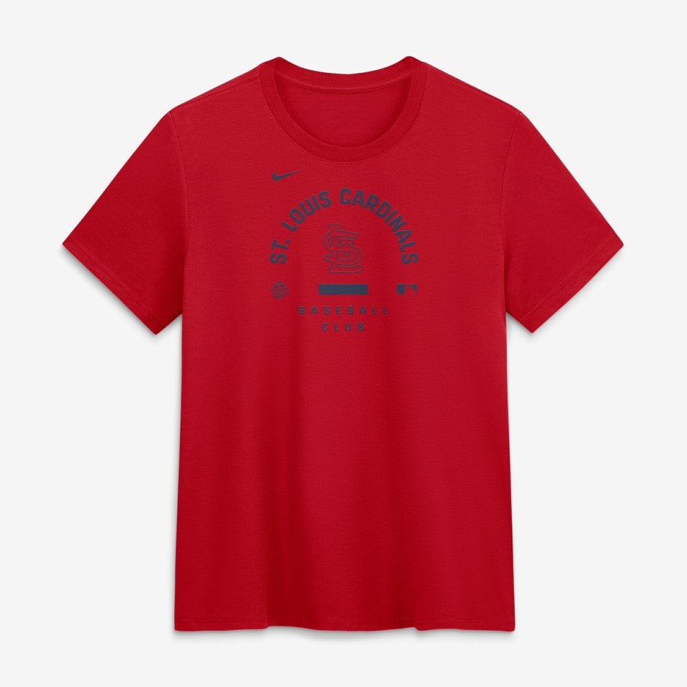 St. Louis Cardinals Women's Authentic Collection Early Work Tri-Blend Dri-FIT T-Shirt Red