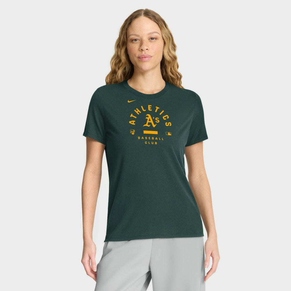 Athletics Women's Authentic Collection Early Work Tri-Blend Dri-FIT T-Shirt Green