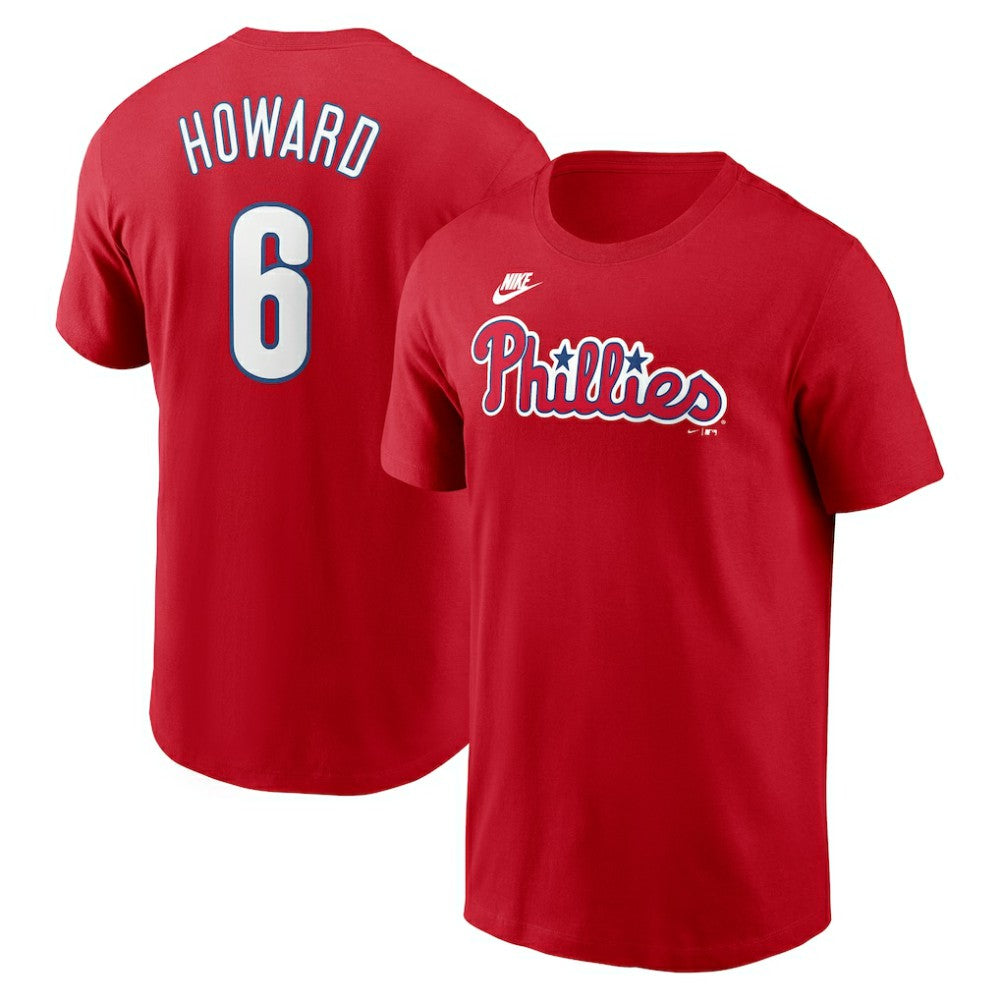Ryan Howard Philadelphia Phillies Fuse Name & Number T-Shirt Red