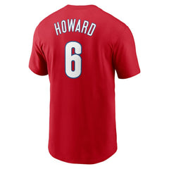 Ryan Howard Philadelphia Phillies Fuse Name & Number T-Shirt Red